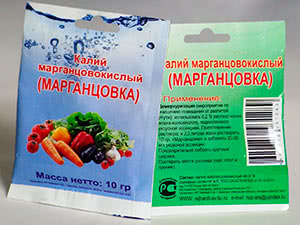 Применение марганцовки